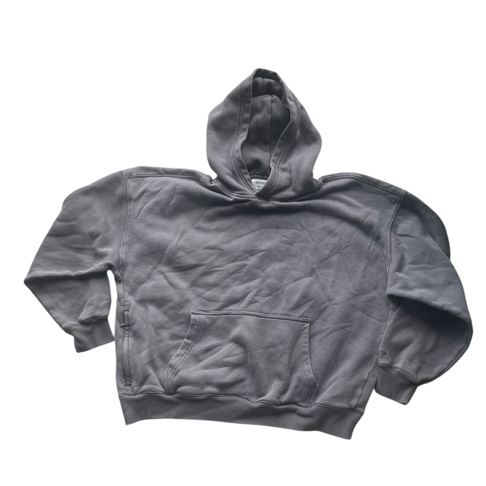 Hollister Men's Gray Pullover Hoodie